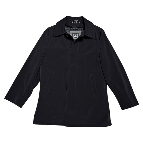 IKE BEHAR Winter Lined Insulated Business Casual Trench Jacket Coat Womens 10 - Picture 2 of 7